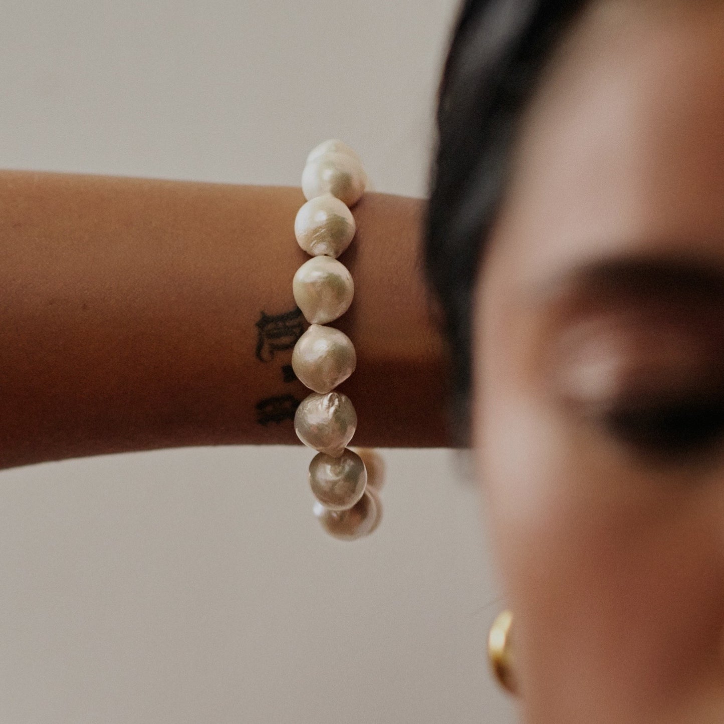 Marie Baroque Pearl & Gold Bracelet