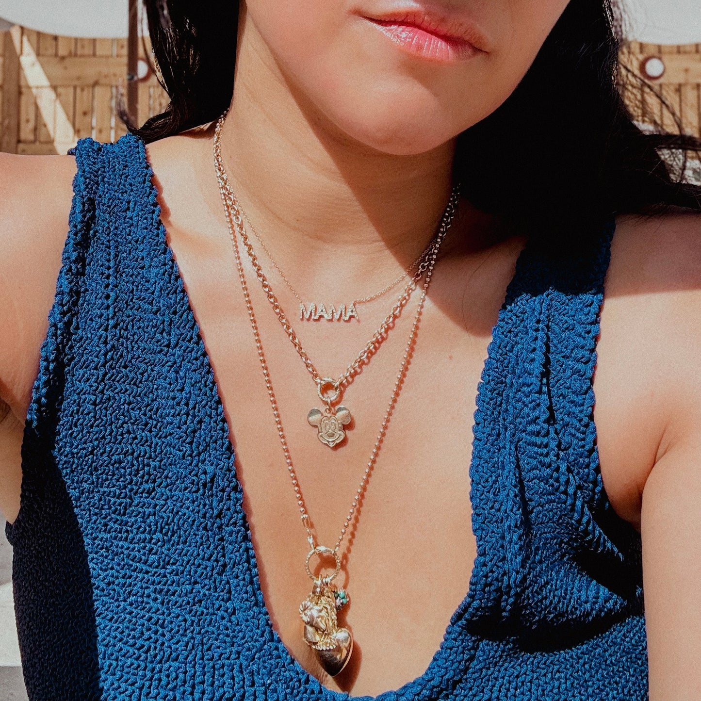 Old School Gold Mickey Mouse Charm