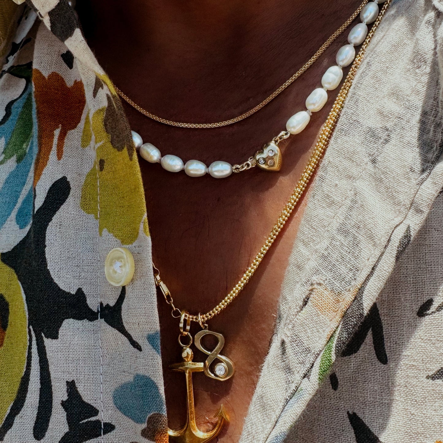 Judie Pearl Beaded Necklace