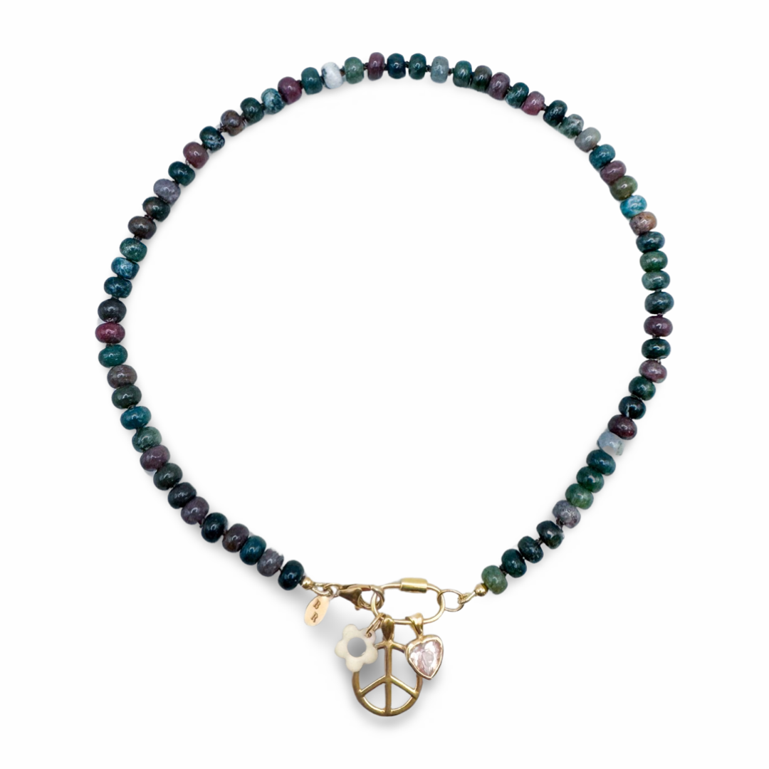 Pennie Lou Morganite Heart Charm