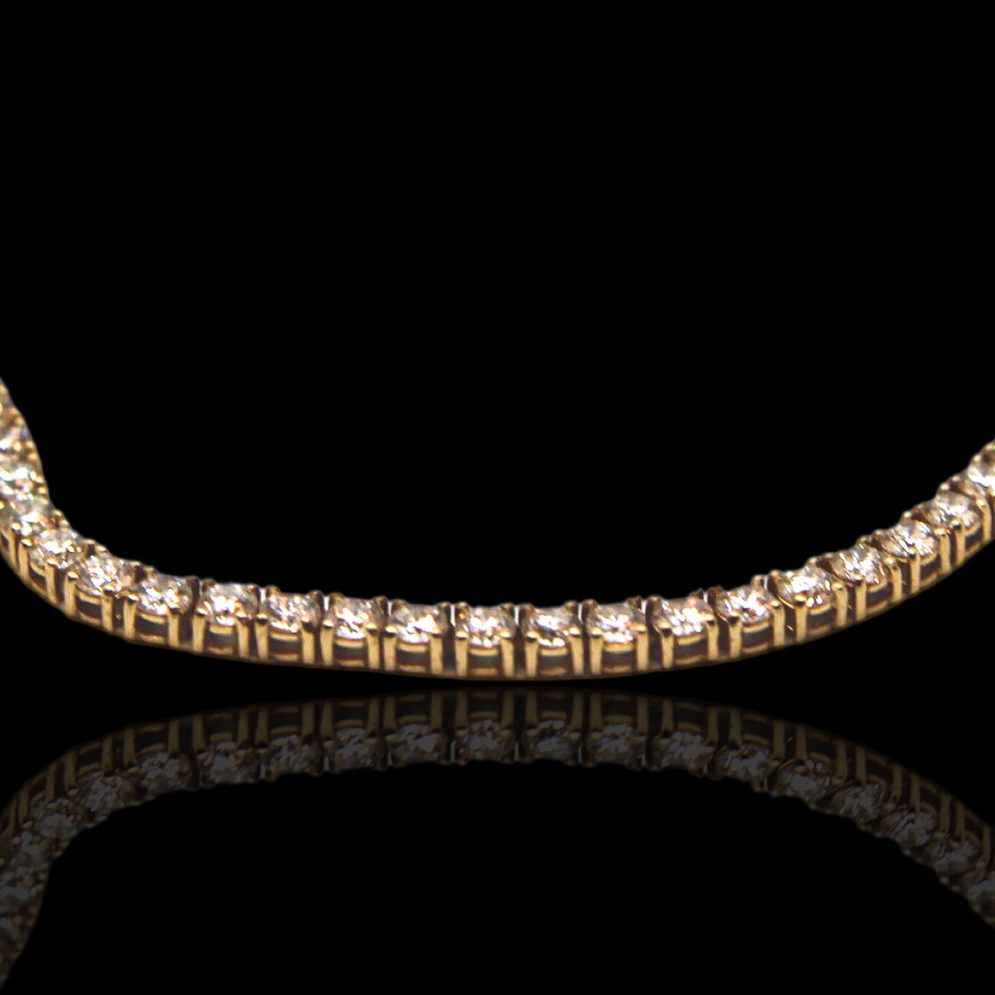 Ace Diamond Tennis Necklace