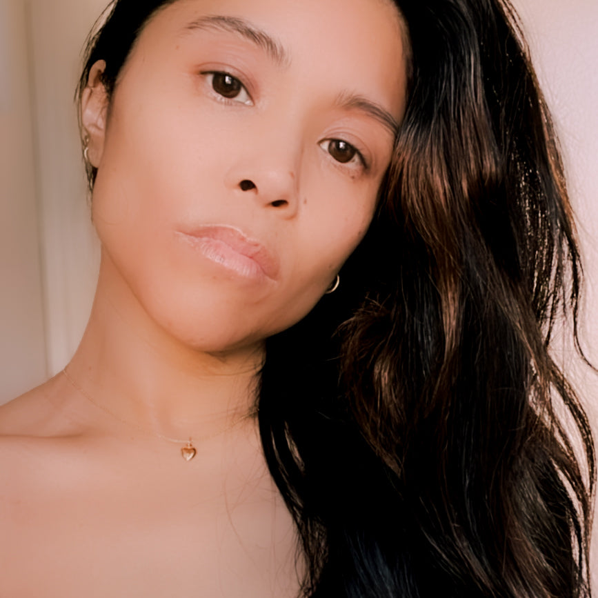 Tiny Gold Single Puffy Heart Charm
