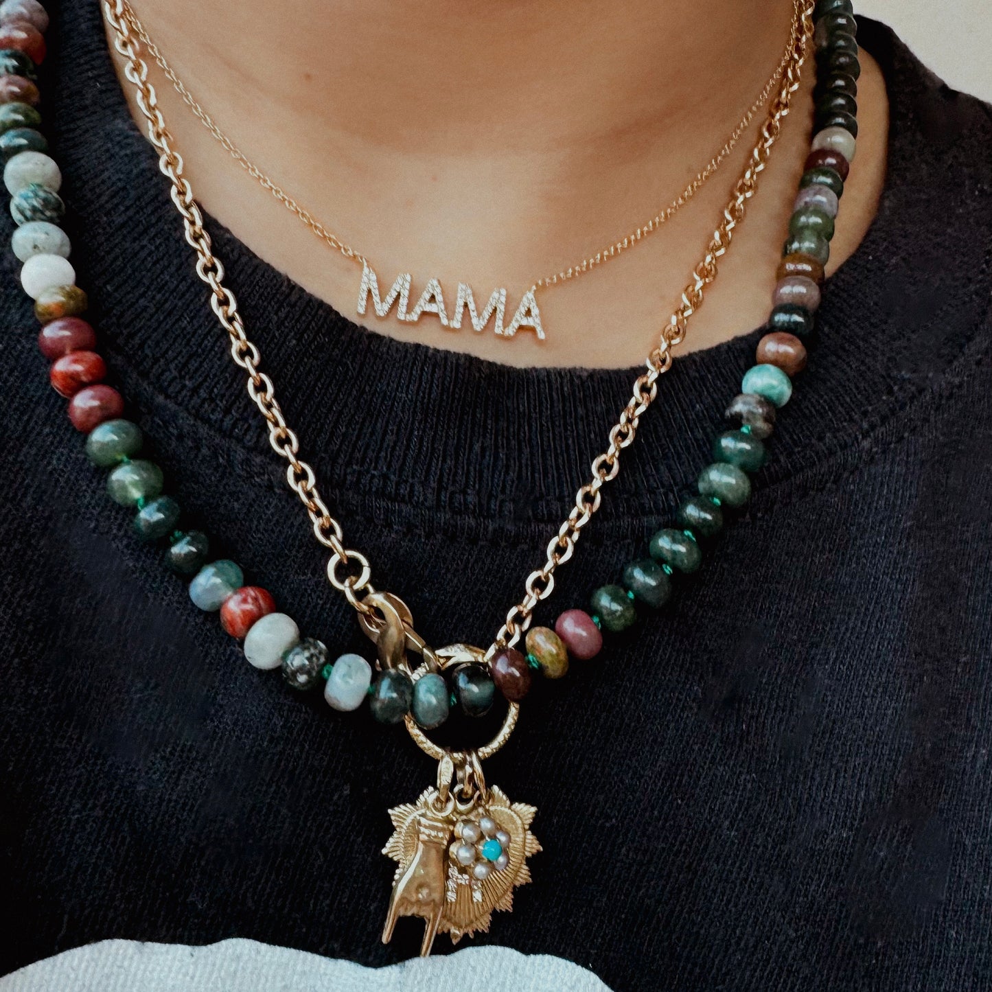 Paz Fancy Jasper Beaded Necklace