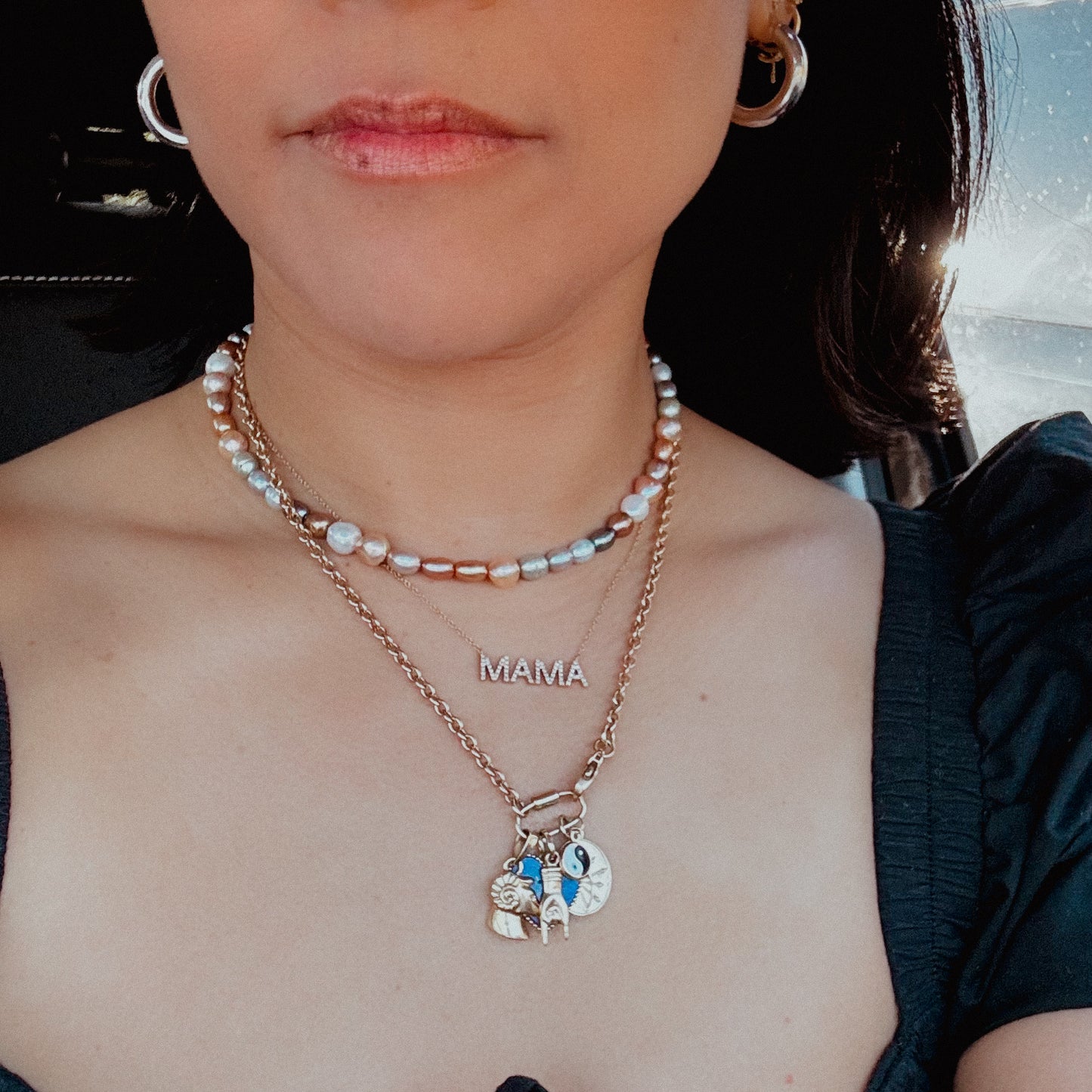 Harmony Gold and Enamel Charm