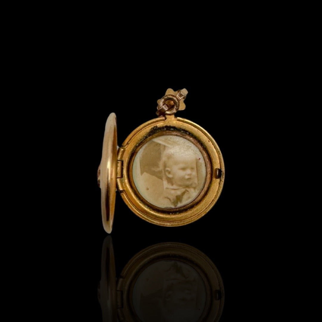 Vintage Round Gold Filled Locket