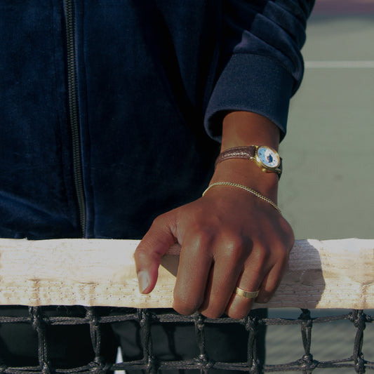 Jack Gold Curb Link Chain Bracelet