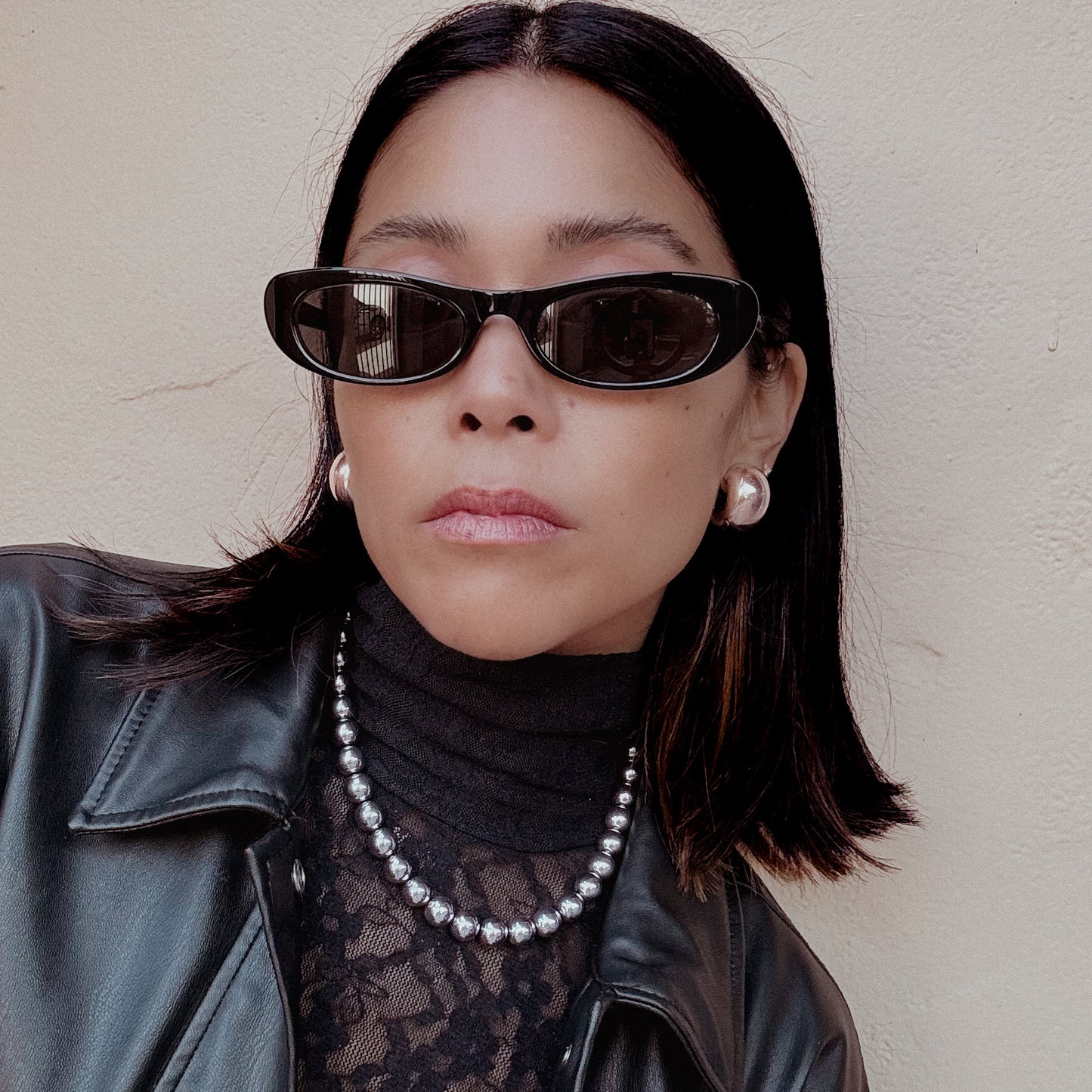 Vintage Agatha Paris Chunky Silver Clip-on Earrings