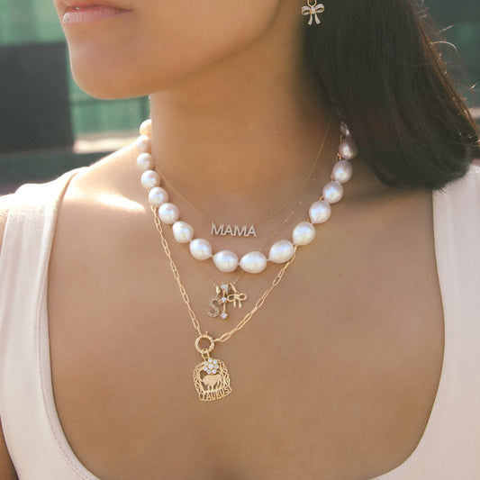 Martina Gold Elongated Oval Paperclip Link Chain