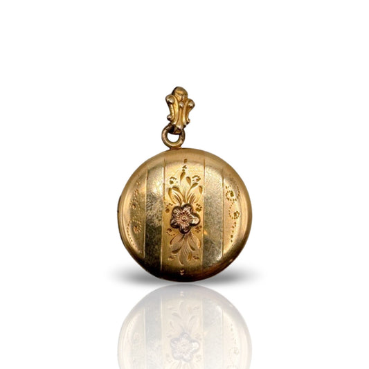 Vintage Round Gold Filled Locket