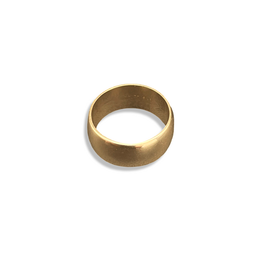 Estate solid gold 14 K Vintage Cigar Band Ring