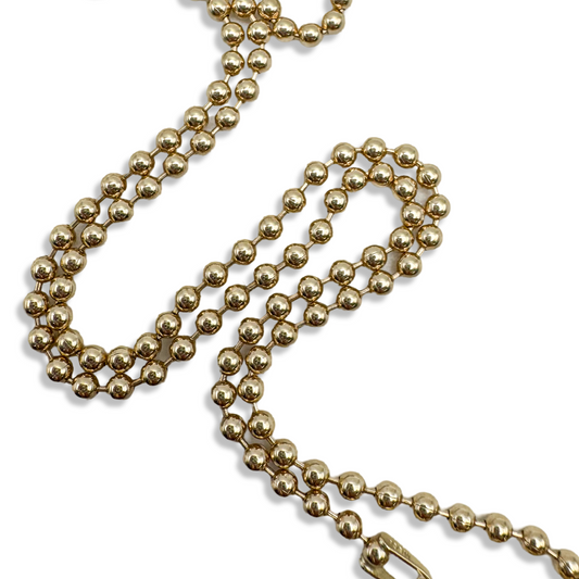 Noah Gold Ball Chain Necklace