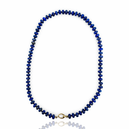 Veritá Beaded Lapis Lazuli Necklace