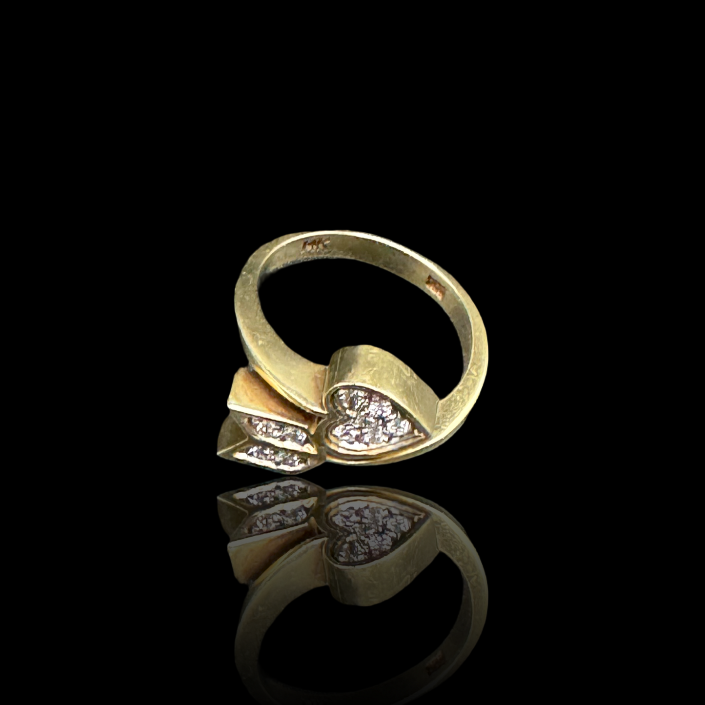 Eros Vintage Gold and Diamond Ring
