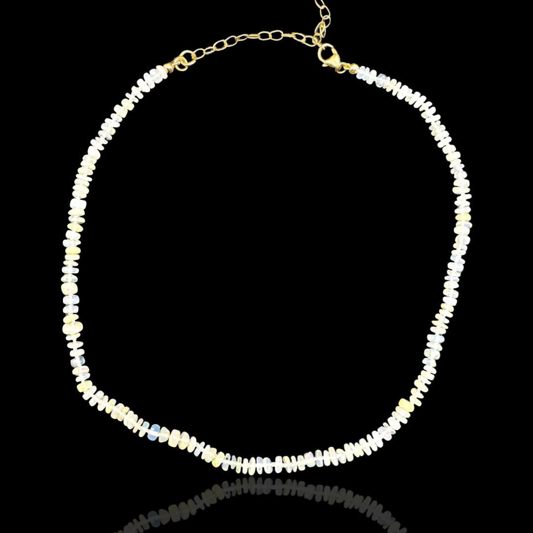 Bea Beaded Opal Necklace