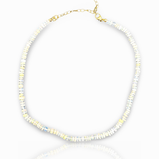 Bea Beaded Opal Necklace