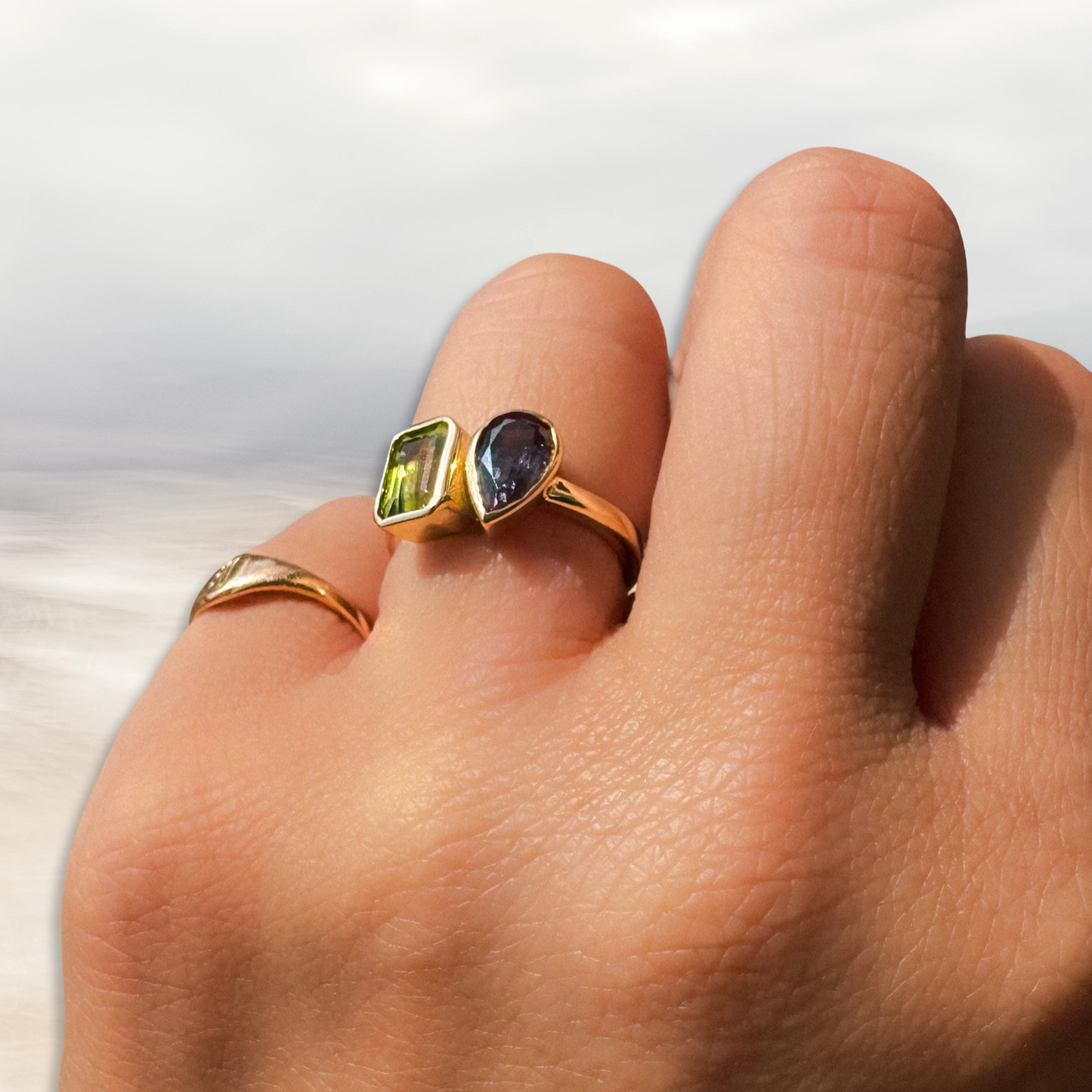 Roux Toi et Moi Birthstone Ring