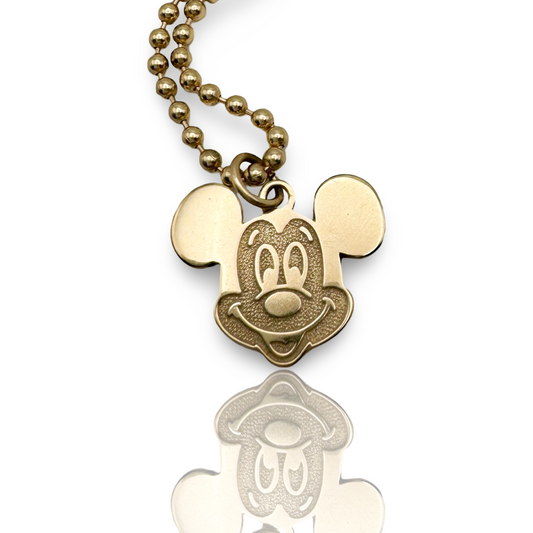 Old School Gold Mickey Mouse Charm
