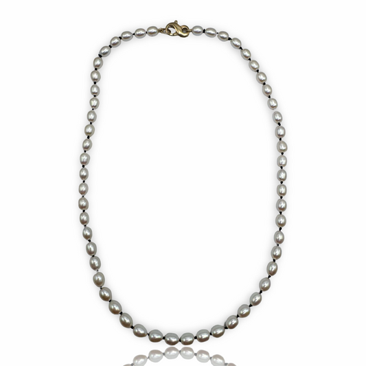 Jia Pearl Beaded Necklace