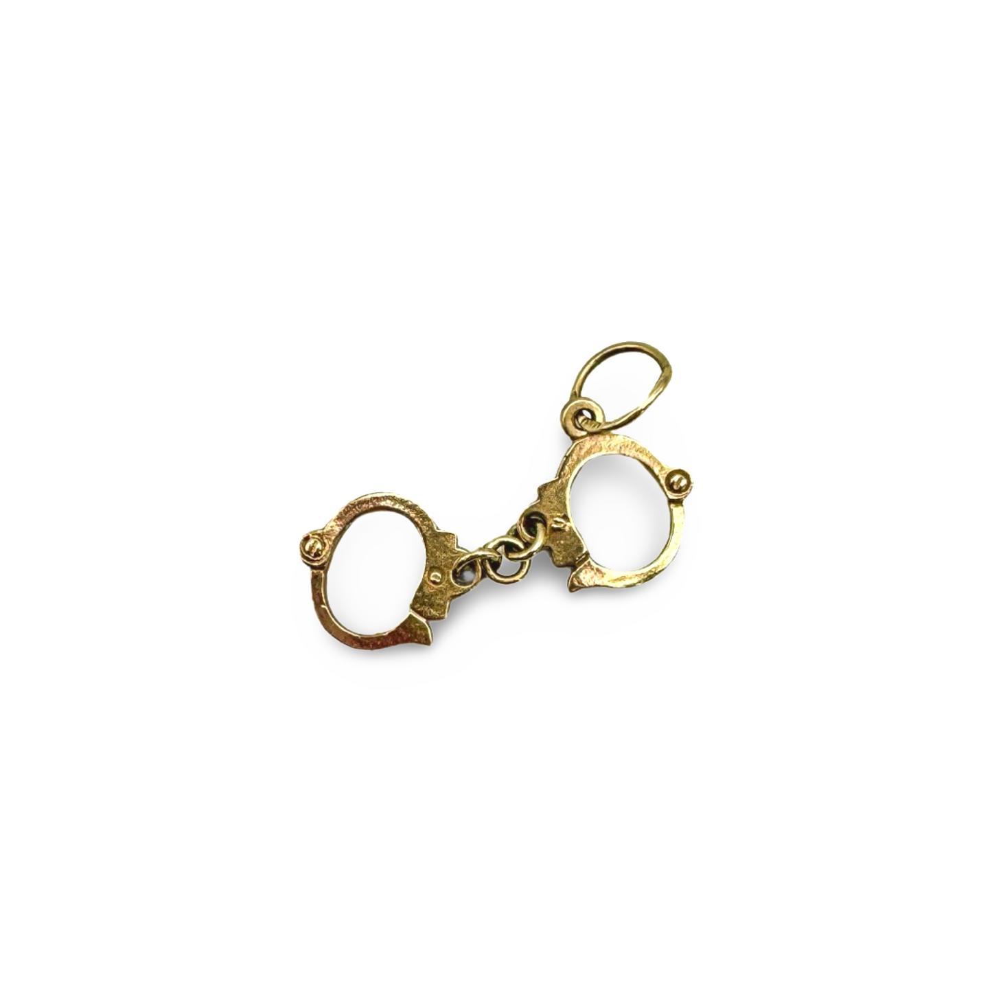 Antique Gold Handcuff Charm