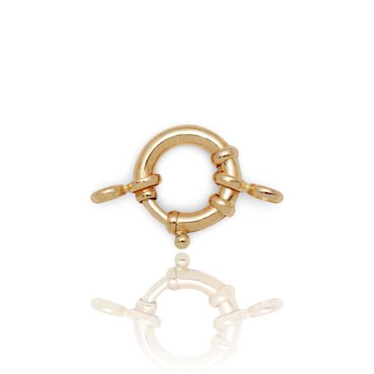 Marinera 14K Gold Large Spring Ring Clasp / Charm Holder