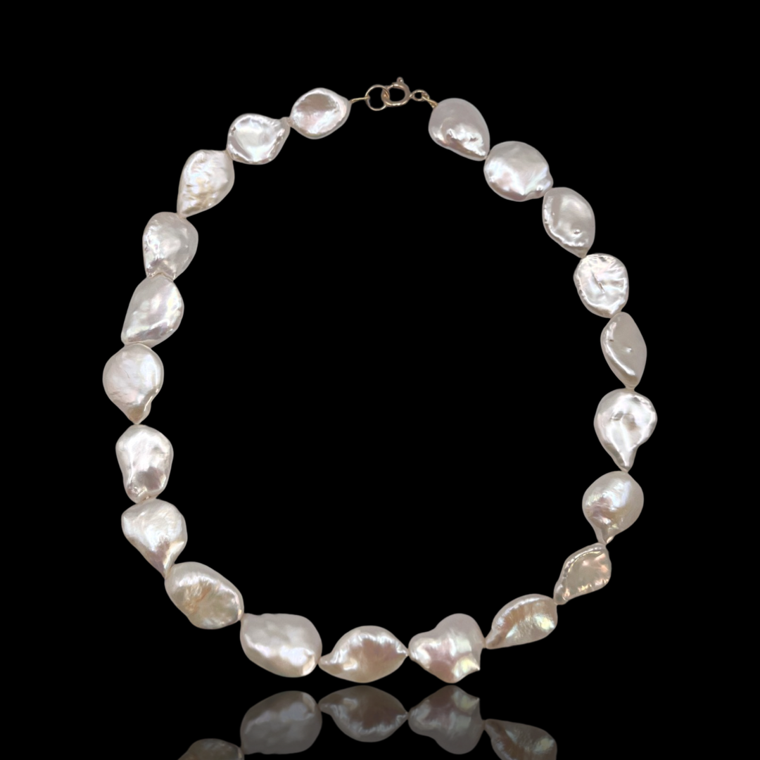 Sirena Beaded Keshi Pearl Choker