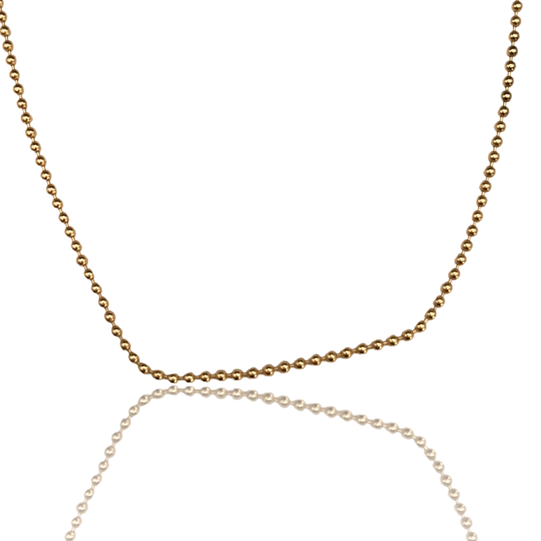 Noah Gold Ball Chain Necklace