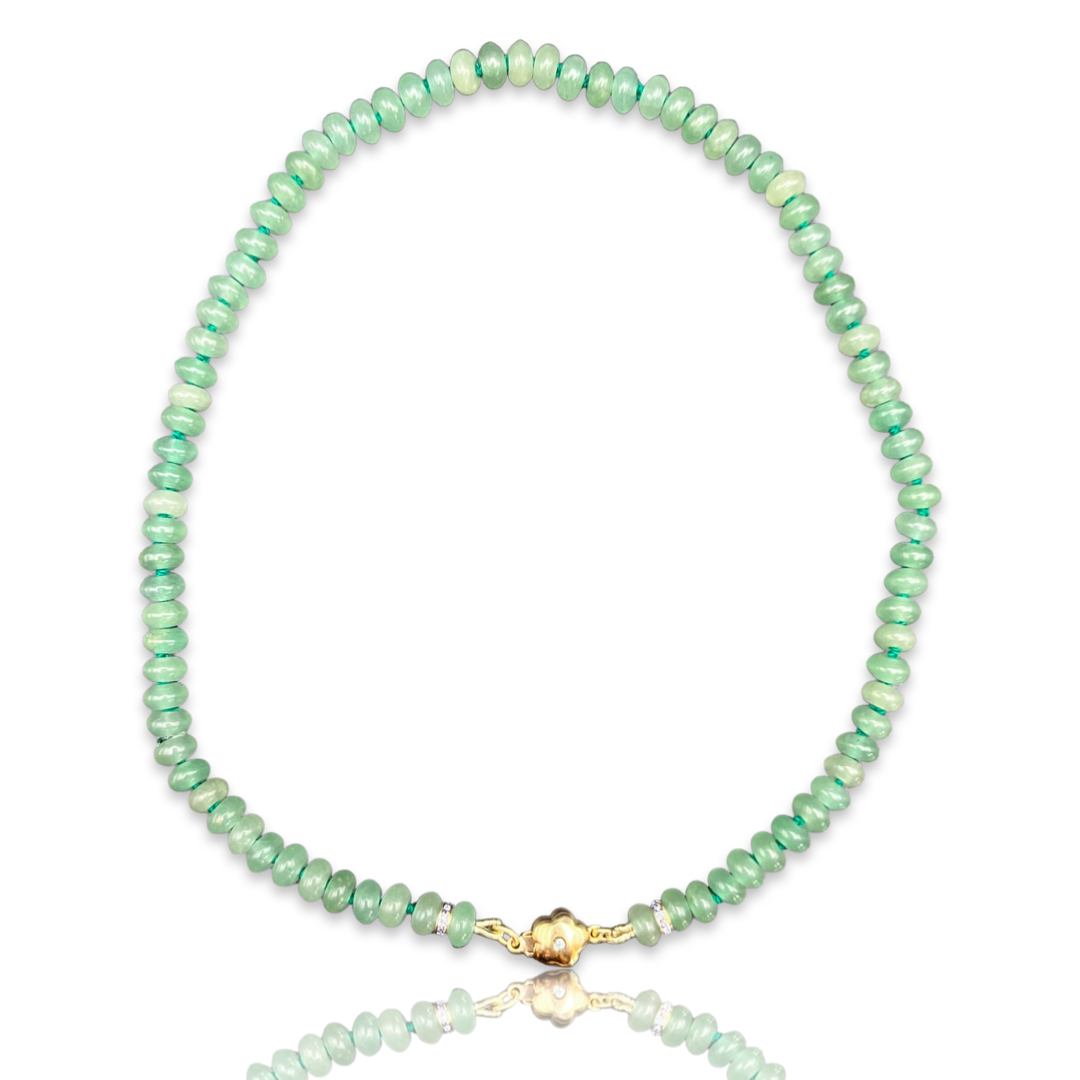 Flora Beaded Aventurine Necklace