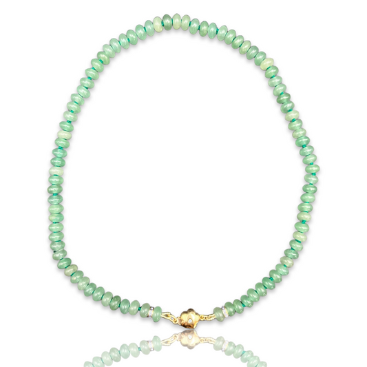 Flora Beaded Aventurine Necklace