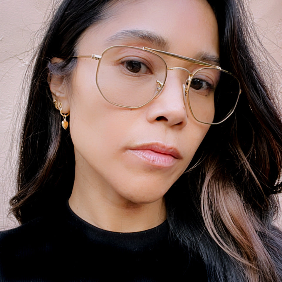 Tiny Gold Single Puffy Heart Charm