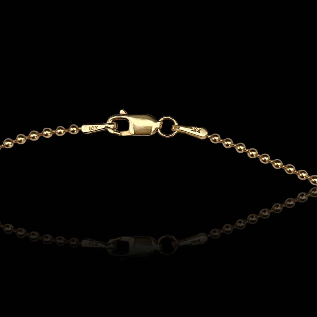 Noah Gold Ball Chain Necklace
