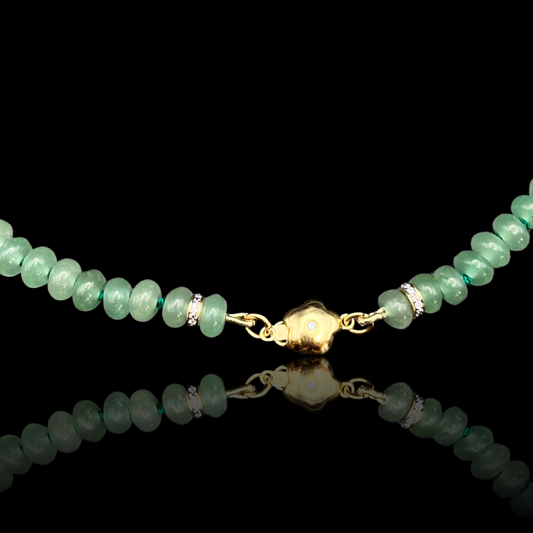 Flora Beaded Aventurine Necklace