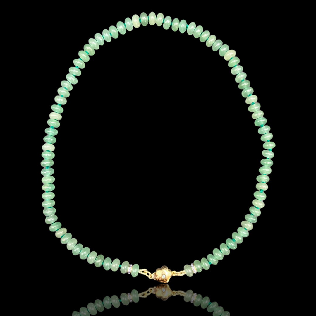 Flora Beaded Aventurine Necklace