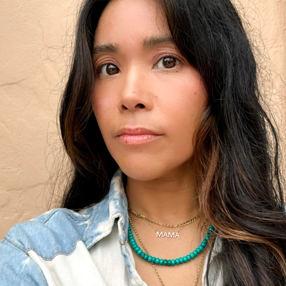 Sirene Beaded Turquoise Necklace