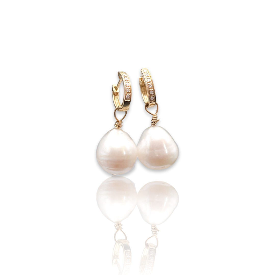 Kaya Baroque Pearl Earring Charms