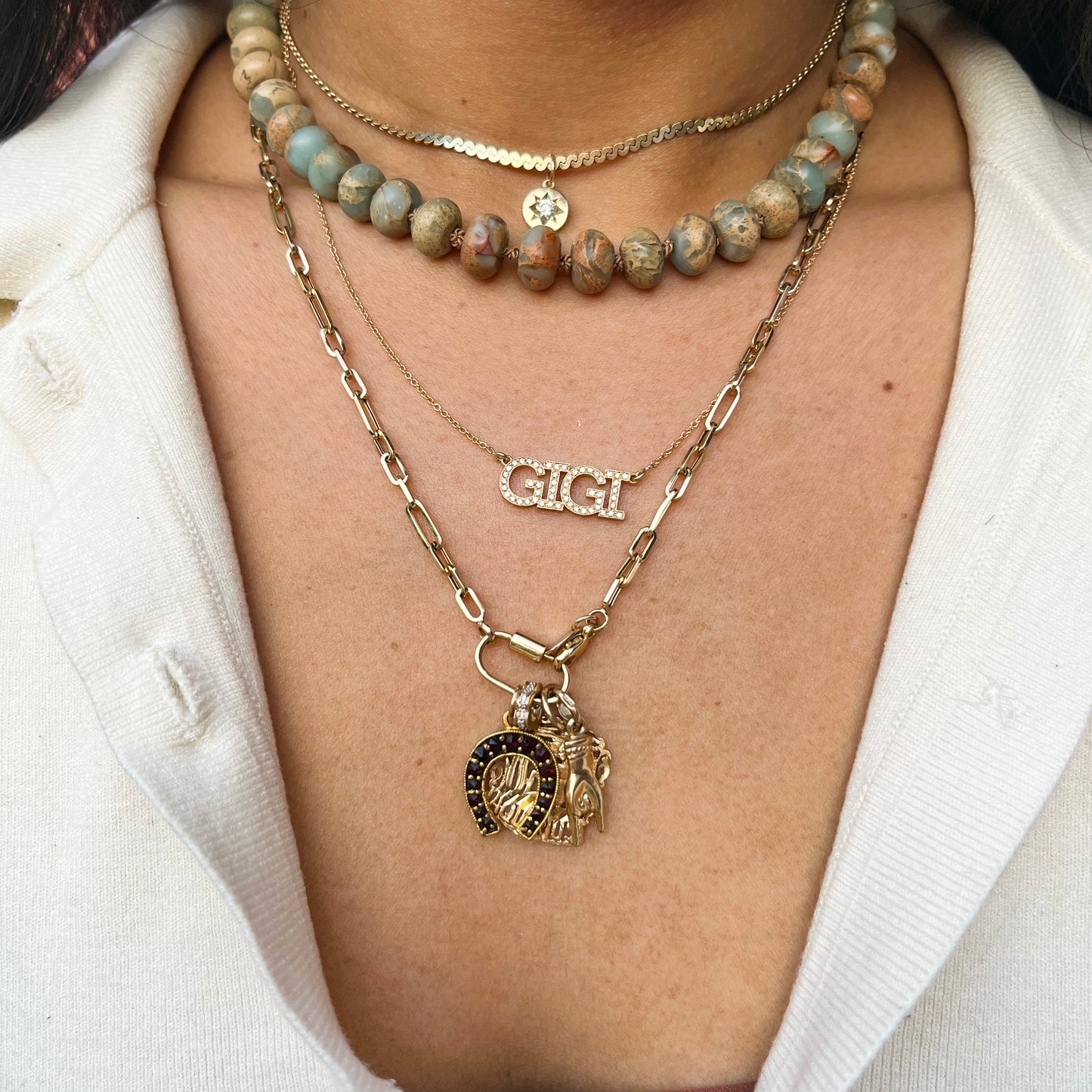 Diamond MAMA Necklace