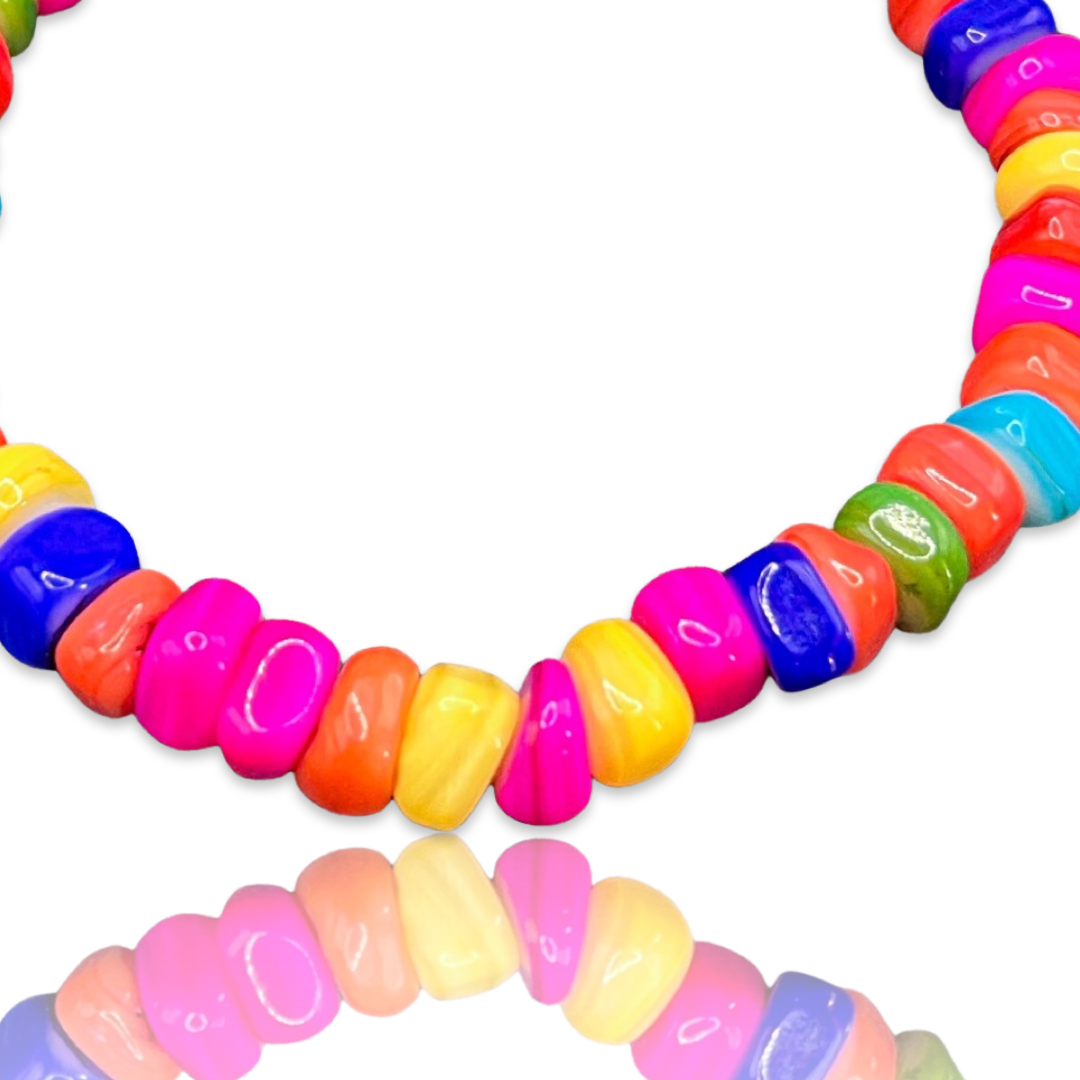 Ibiza Rainbow Shell Anklet
