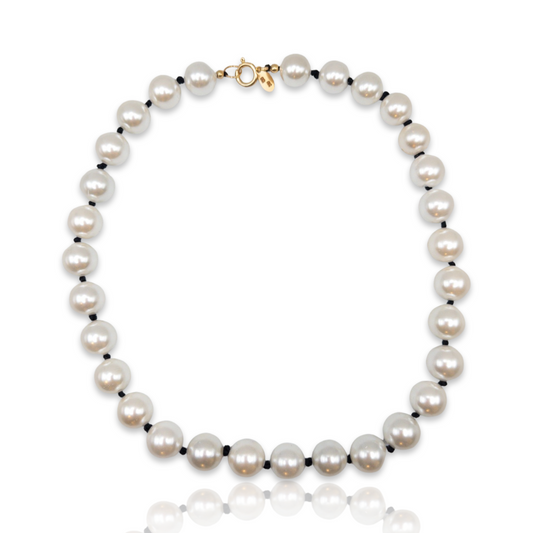 Wilma Beaded Pearl Choker
