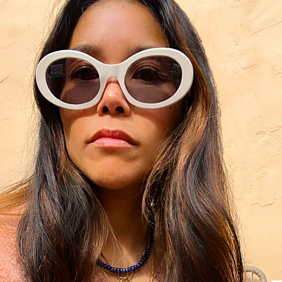 Azure Beaded Lapis Lazuli Necklace