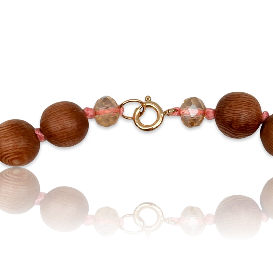 Reason Wood Beaded Necklace