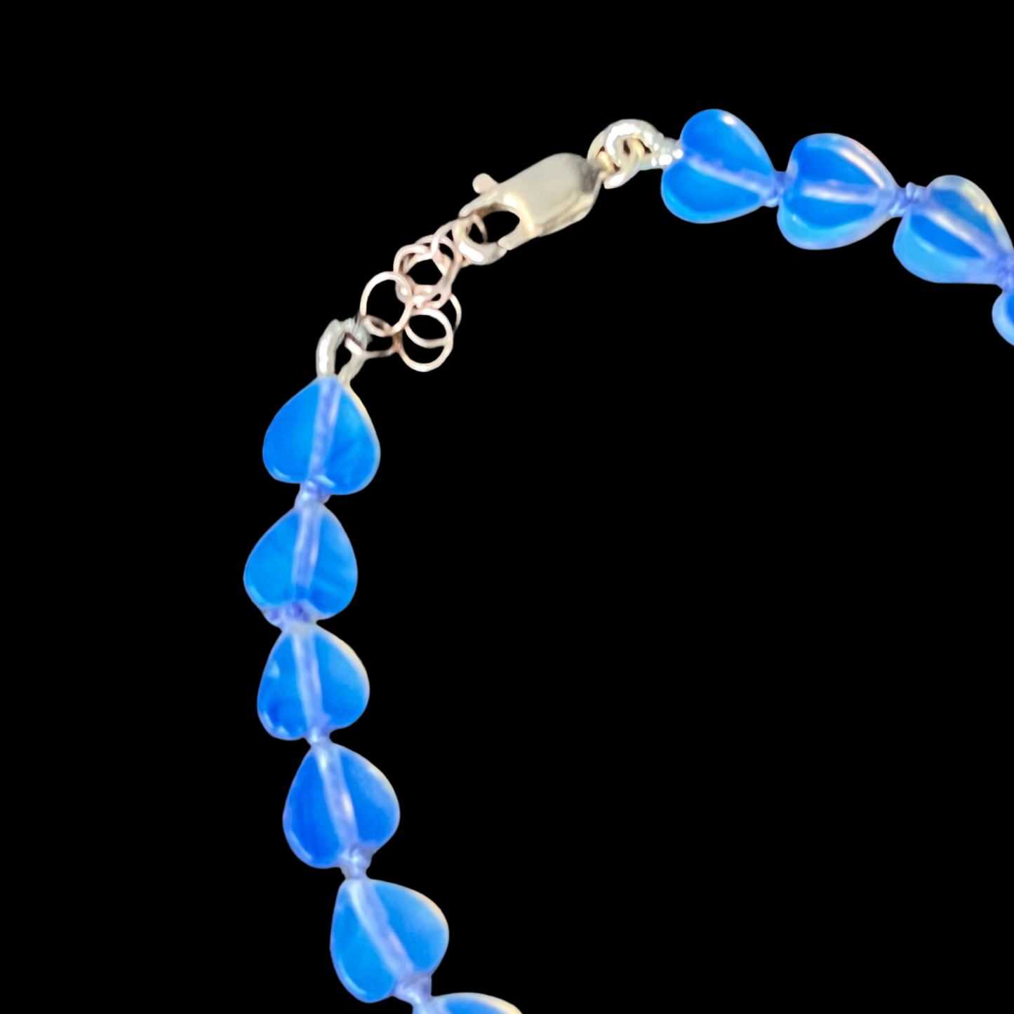 Beaded Opalite Heart Bracelet