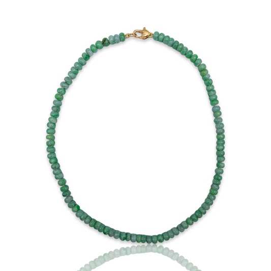 Leslie Beaded Jade Necklace