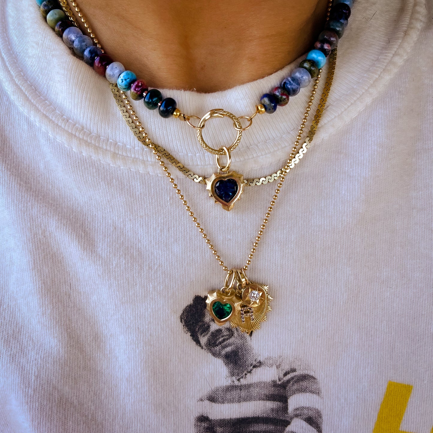 Penelope Gemstone Love Charm