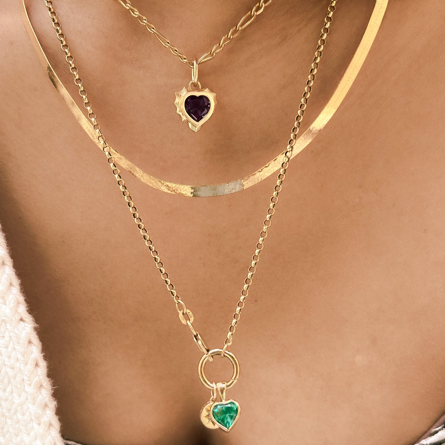 Penelope Gemstone Love Charm
