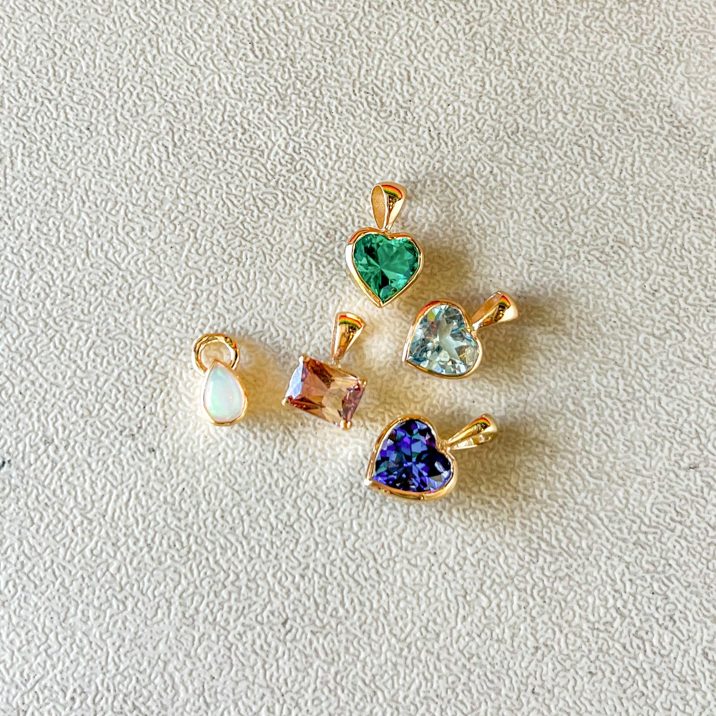 Pennie Lou Aquamarine Heart Charm