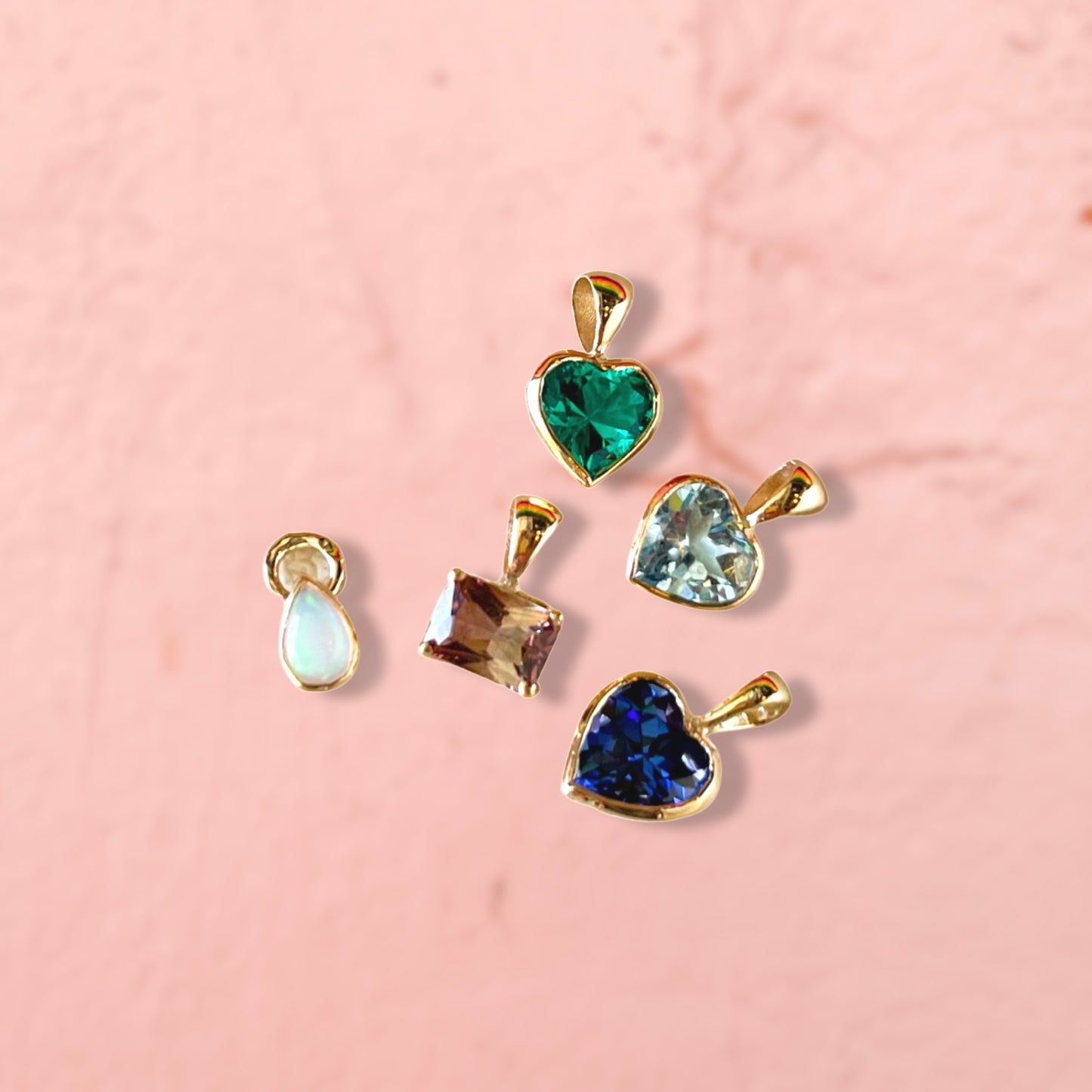Pennie Lou Sapphire Heart Charm