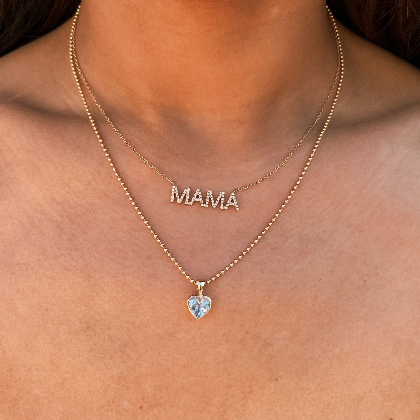 Noah Gold Ball Chain Necklace