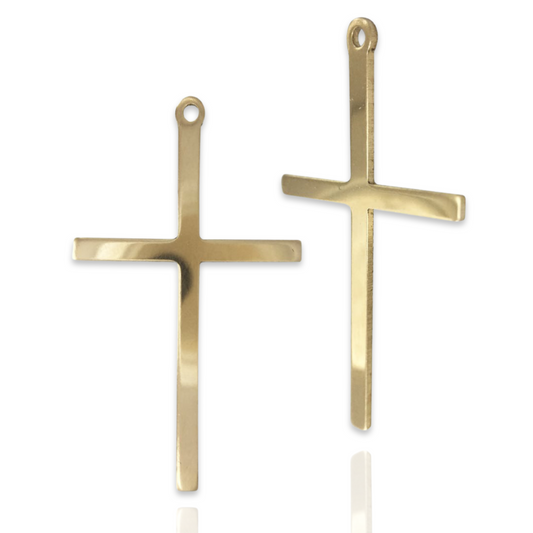 Preacher Teacher Gold Cross Charm