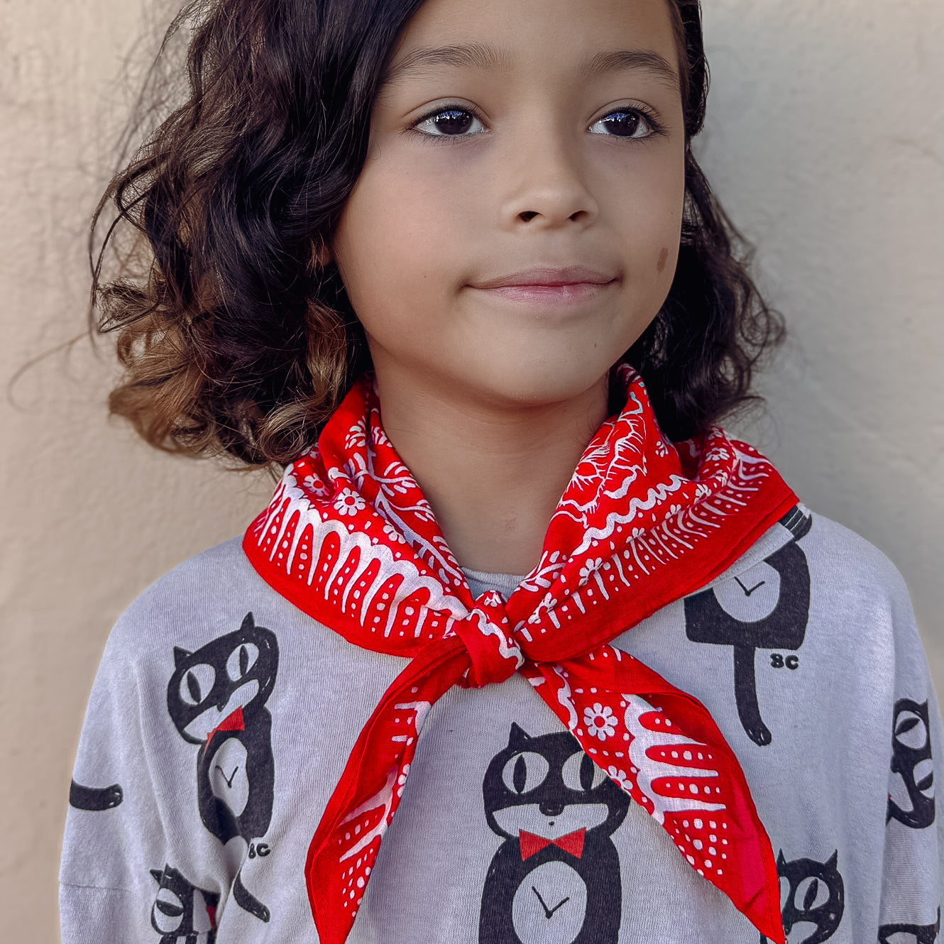 Last Chance Textiles Red Hot Cotton Ramble Bandana
