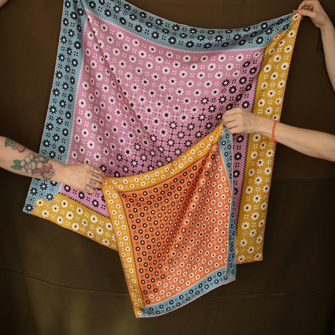 Last Chance Textiles Switcheroo Twofer Silk Scarf