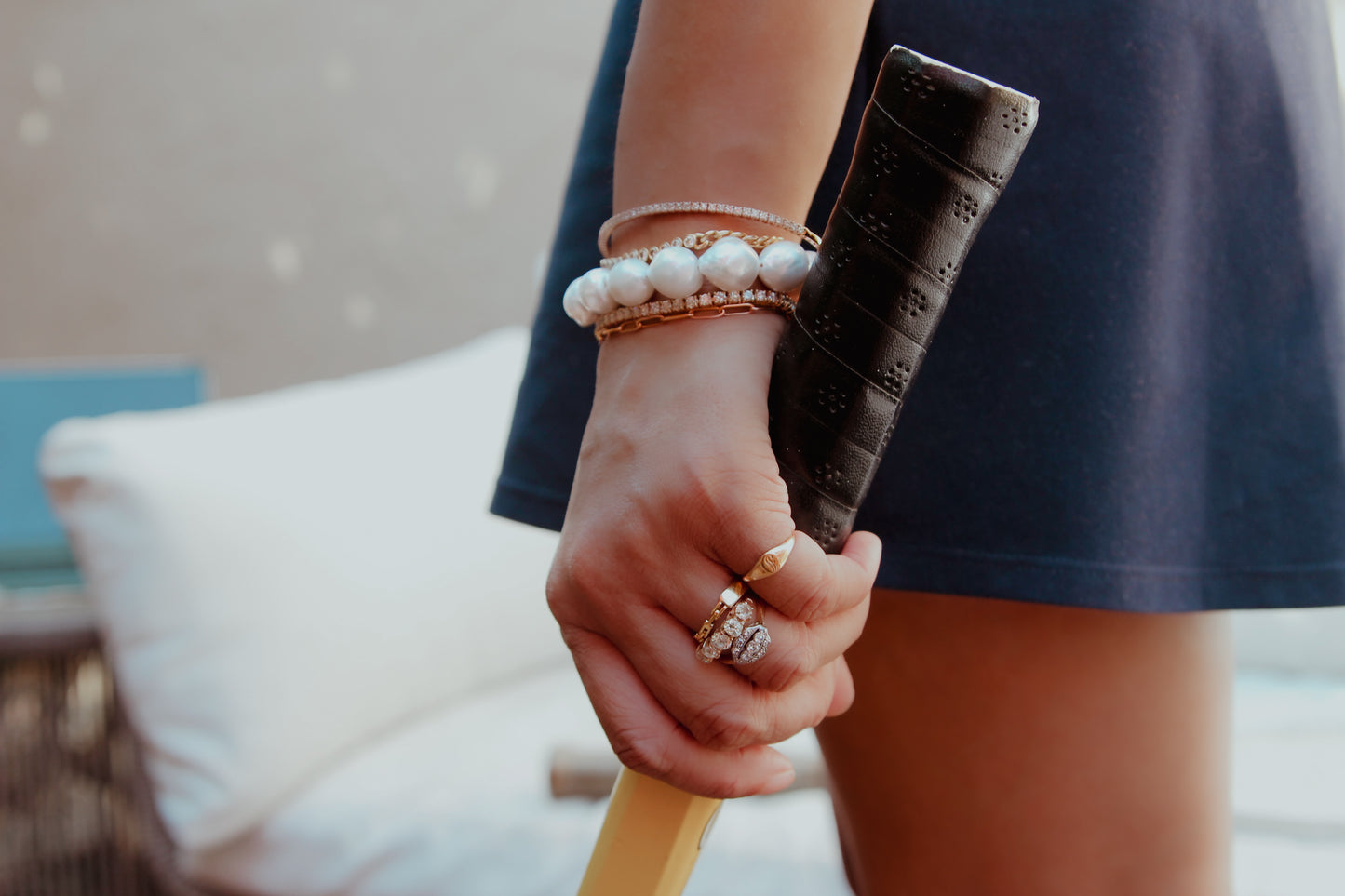 Marie Baroque Pearl & Gold Bracelet